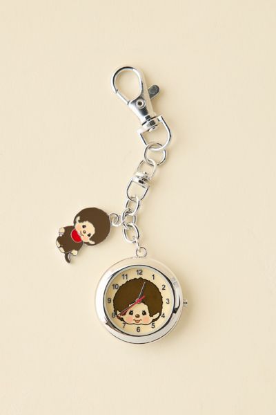 Monchhichi Pocket Watch Keychain