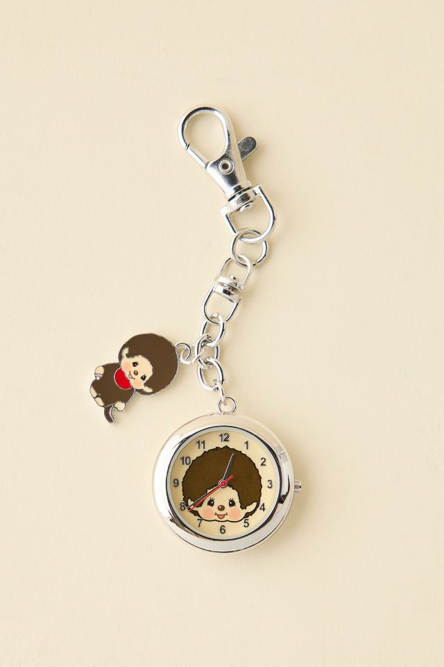 Monchhichi Pocket Watch Keychain #1