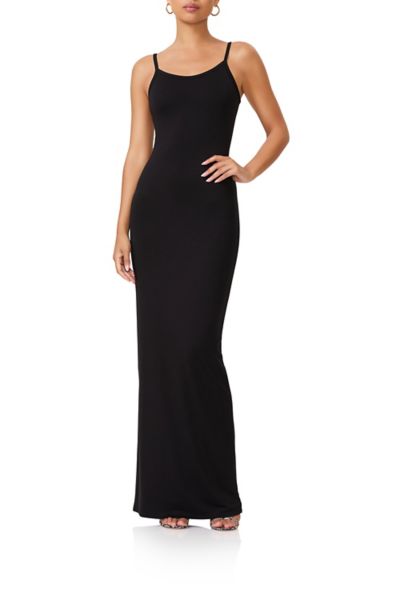 Afrm Ashlyn Midi Tank Dress In Black