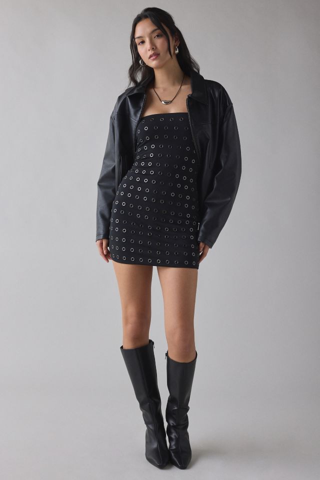 Robe Mini Sans Bretelles à Œillets Cloutés Sully AFRM #2