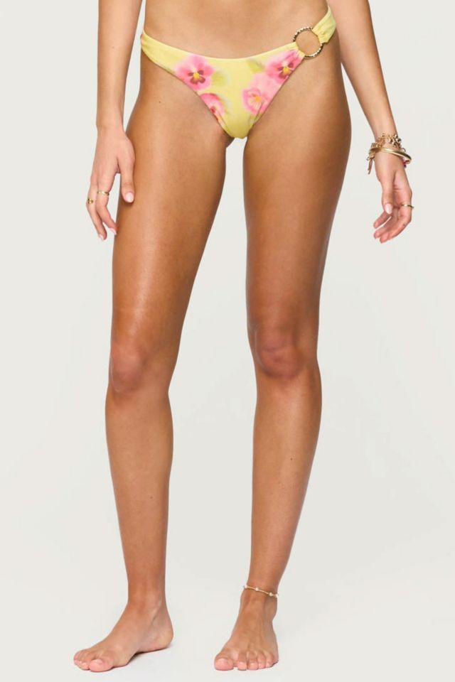 Edikted Miley Floral Bikini Bottom #1