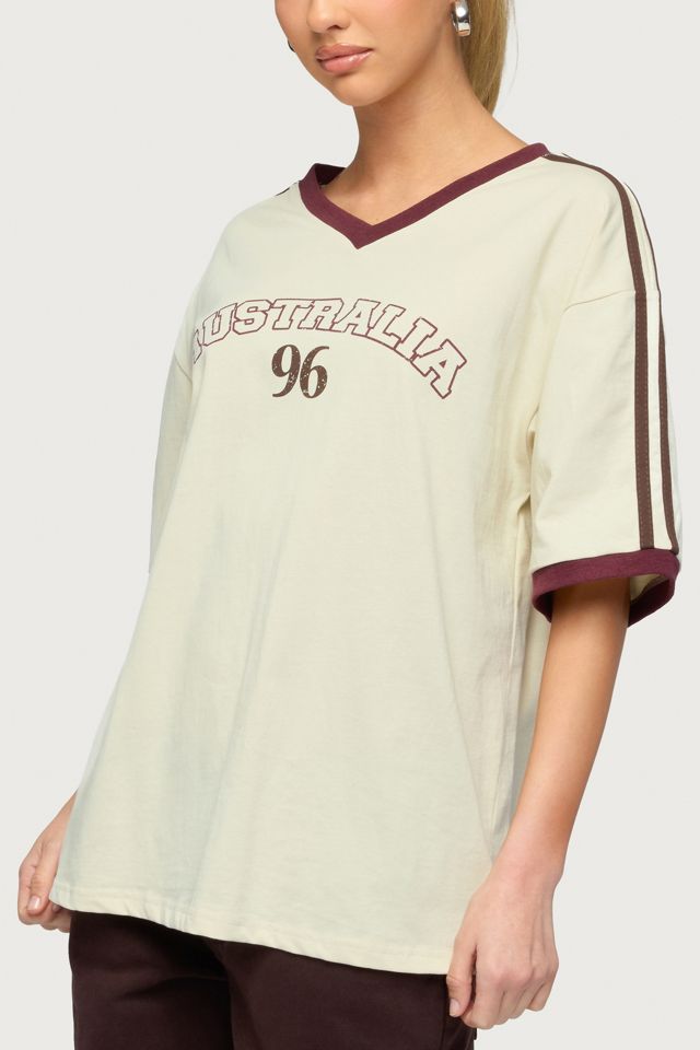 Edikted Australia 96 Contrast Oversized T Shirt #2