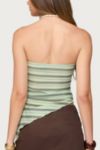 Edikted Sari Striped Strapless Asymmetric Top