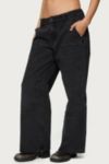Edikted Petite Ayla Low Rise Carpenter Jeans