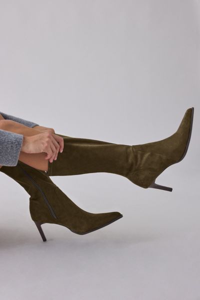 UO Billie Stretch Faux Suede Boot