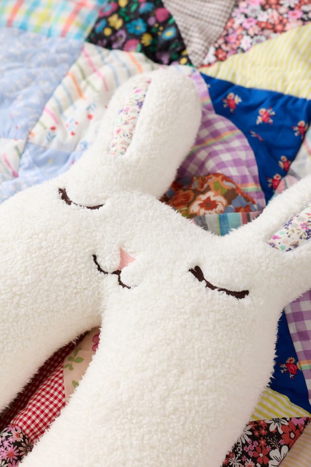 Bunny Fleece Wrap-Around Pillow #1