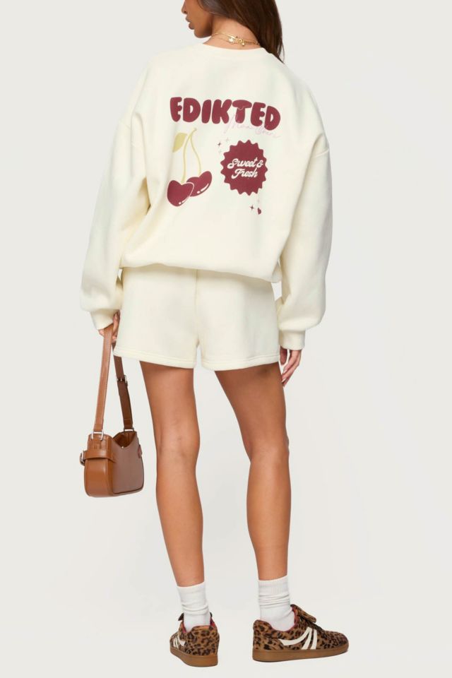 Edikted Cherry Babe Sweatshirt #1