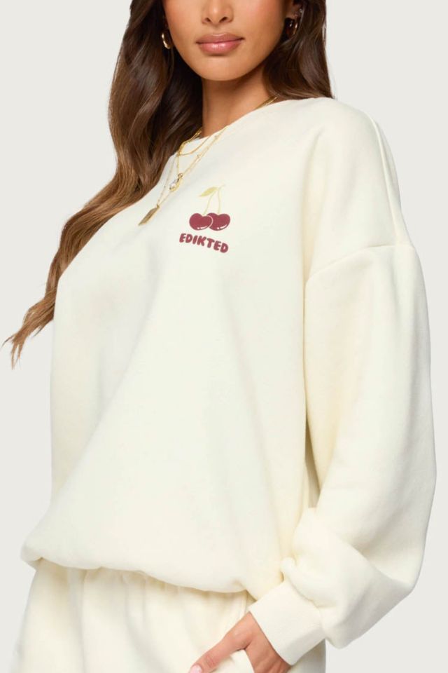 Edikted Cherry Babe Sweatshirt #2