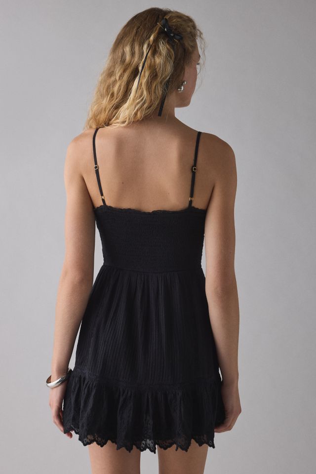LoveShackFancy Maera Lace Trimmed Mini Dress #2