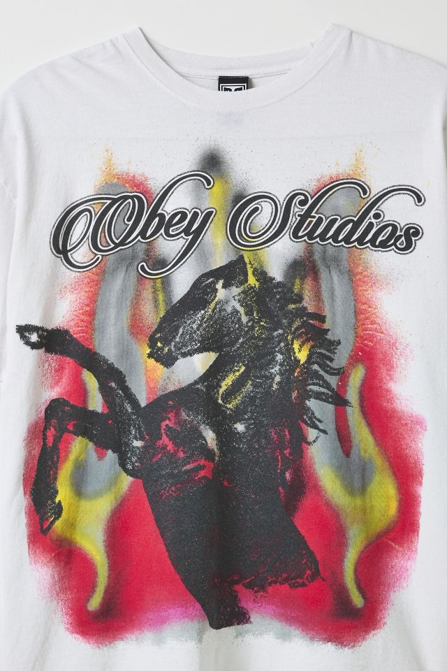 OBEY Studios Horse Graphic Tee #1
