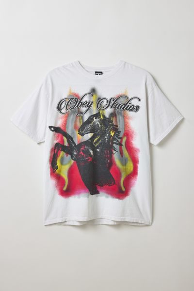 OBEY Studios Horse Graphic Tee