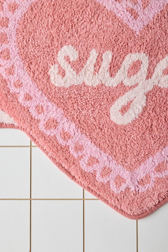 Tapis de bain en forme de cœur Pick Your Poison #3