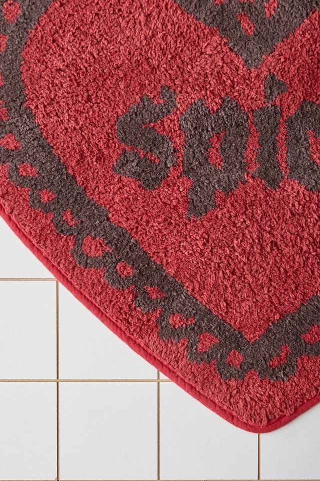 Pick Your Poison Heart Shaped Bath Mat #3