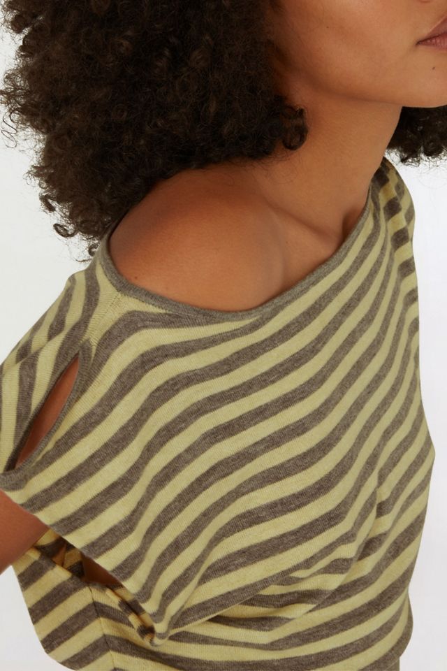 BDG Bailey Banded Short Sleeve Dolman Sweater #2