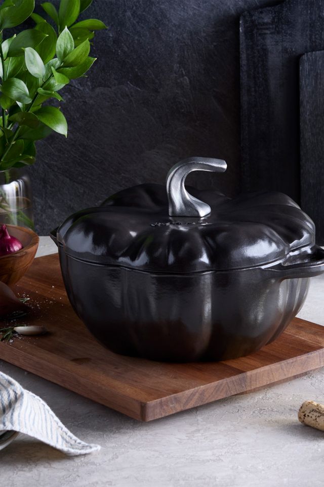 STAUB Cast Iron 3.5-qt Pumpkin Cocotte Dutch Oven #1