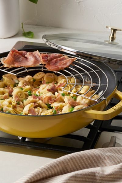 STAUB Cast Iron 4.5-qt Perfect Pan