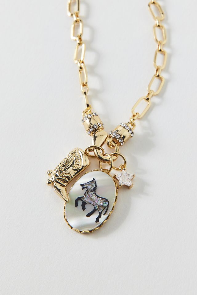 Vintage By The Sage Vintage Giddy Up Charm Necklace #1