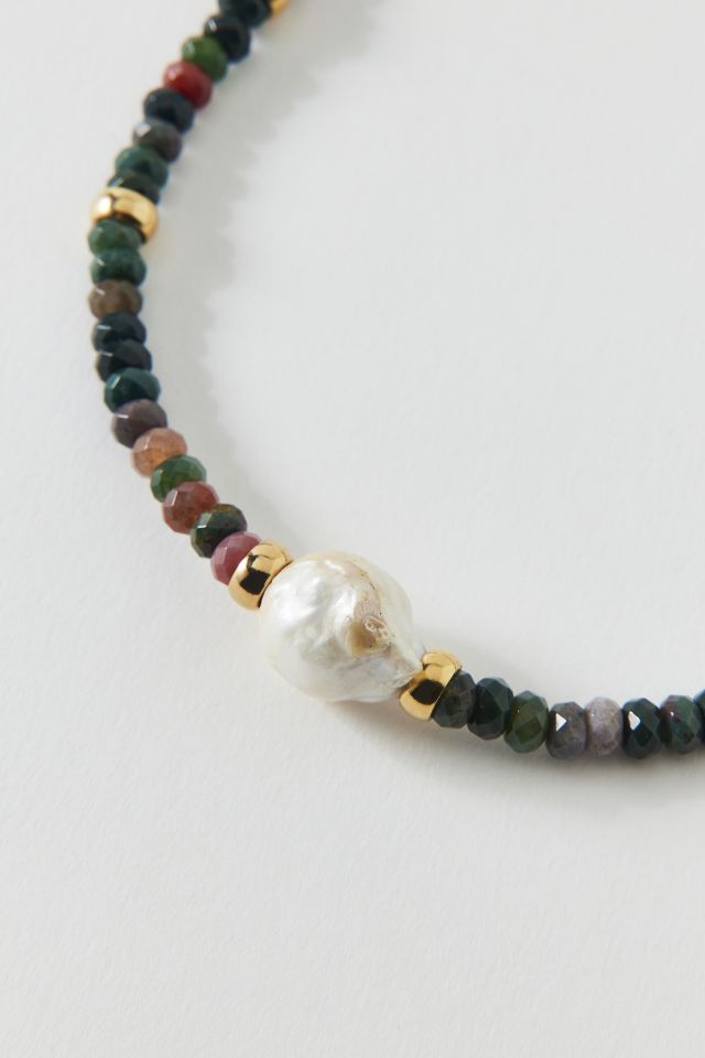 Vintage By The Sage Vintage Baroque Pearl Beaded Necklace #1