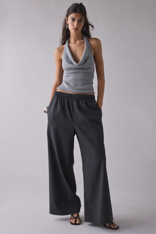 UO Cougar Strappy Open-Back Cowl Neck Halter Top #2