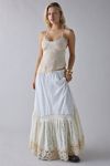 Kimchi Blue Love Notes Tiered Lace Trim Maxi Skirt