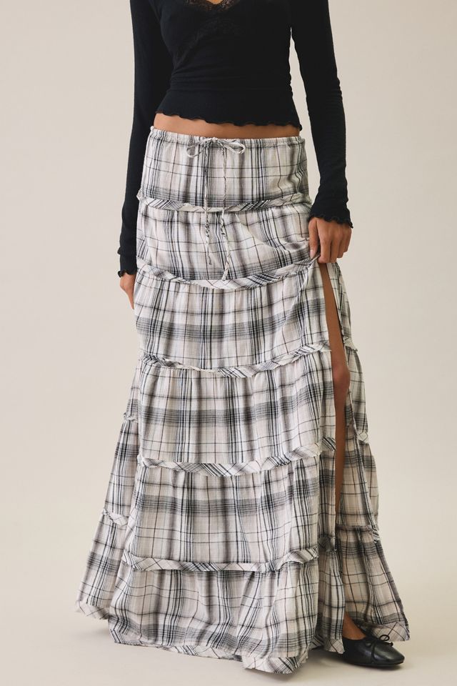 BDG Sadie Cotton Tiered Maxi Skirt #2