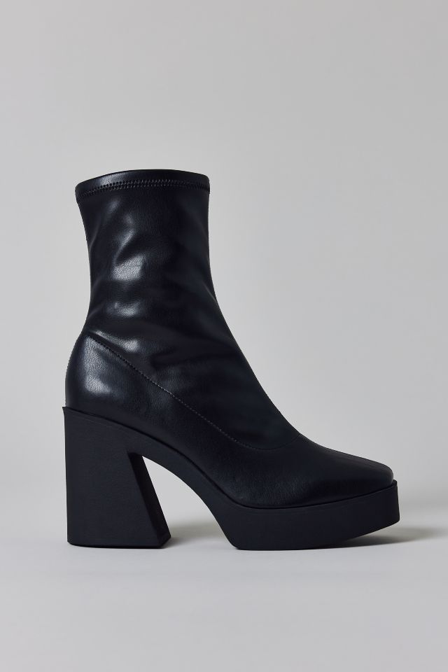 UO Stretch Faux Leather Ankle Boot #2