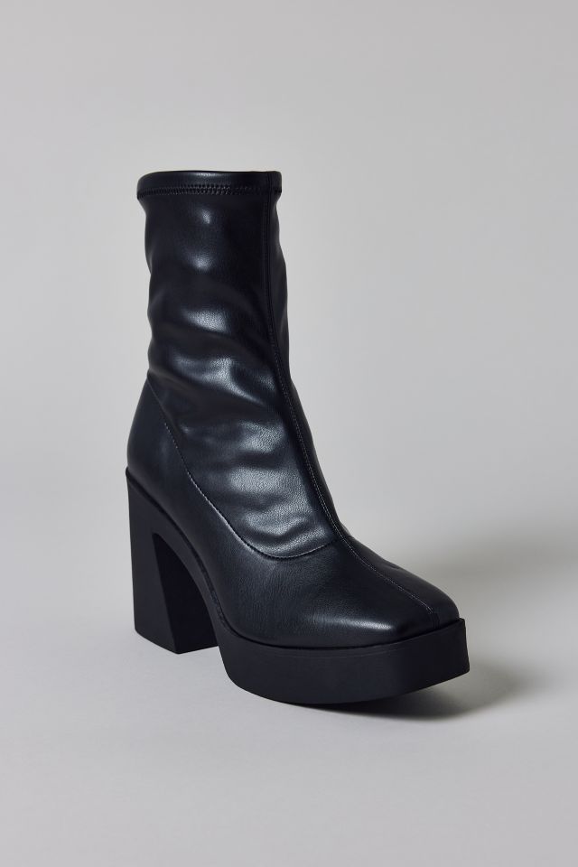 UO Stretch Faux Leather Ankle Boot #3