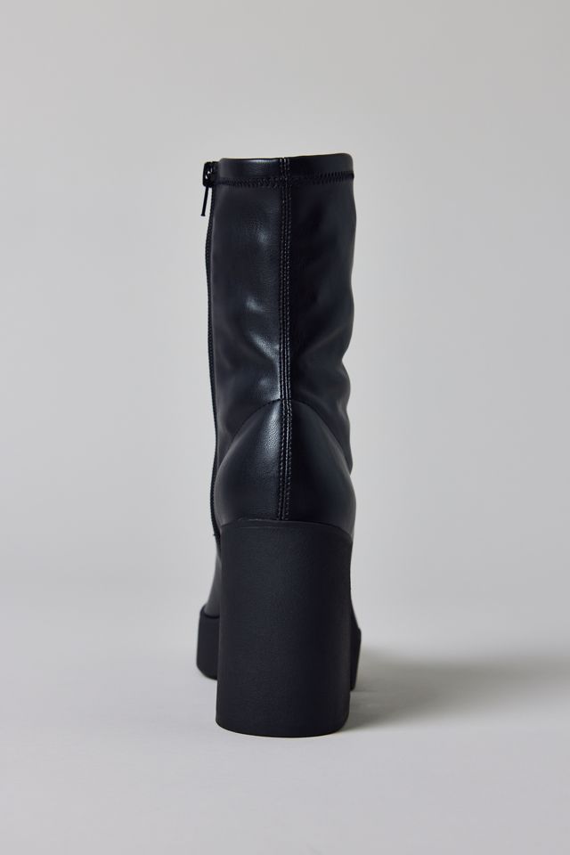 UO Stretch Faux Leather Ankle Boots #4