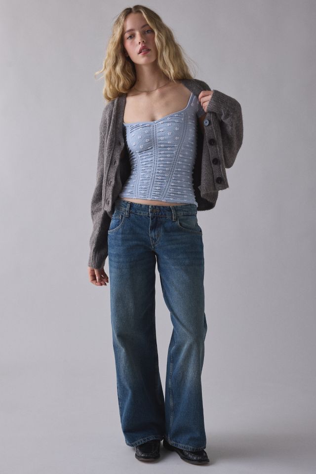 Haut court en tricot sans couture froncé Rosalie Out From Under #1