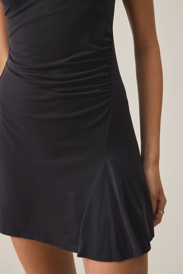 BDG Fia Semi-Sheer Jersey knit Off-The-Shoulder Mini Dress #3