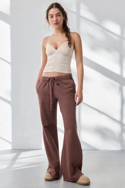 Out From Under Tula Seamless Knit Lace Trim Cropped Cami
