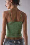 Out From Under Tula Seamless Knit Lace Trim Cropped Cami