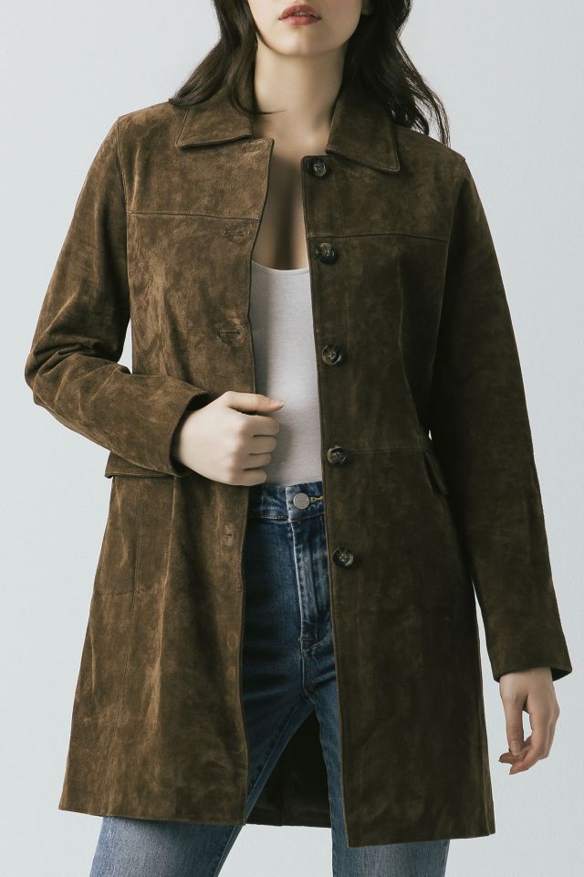 BLANKNYC Black Coffee Long Suede Jacket #3