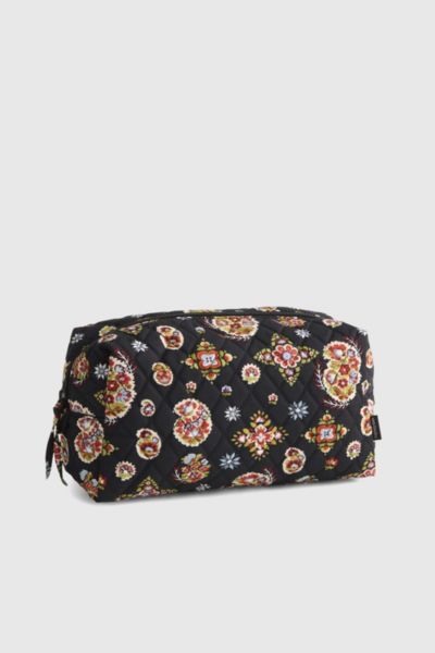 Vera Bradley Quilted Cotton Large Makeup Bag