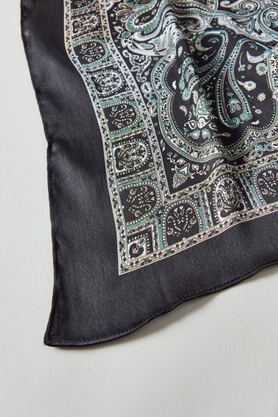 Sasha Patterned Silky Scarf