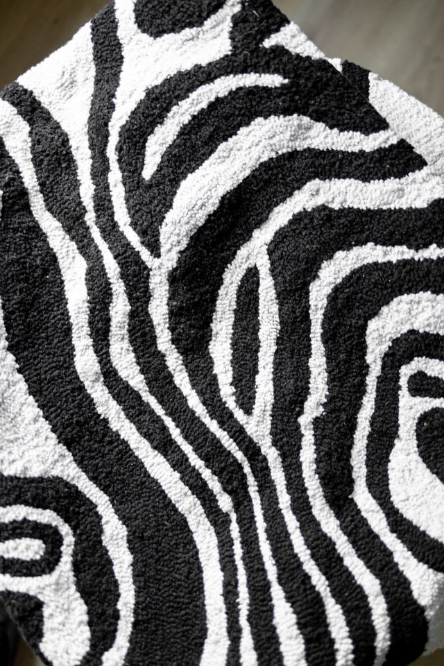 YaYa & Co. Abstract Organic Cotton Pouf #1