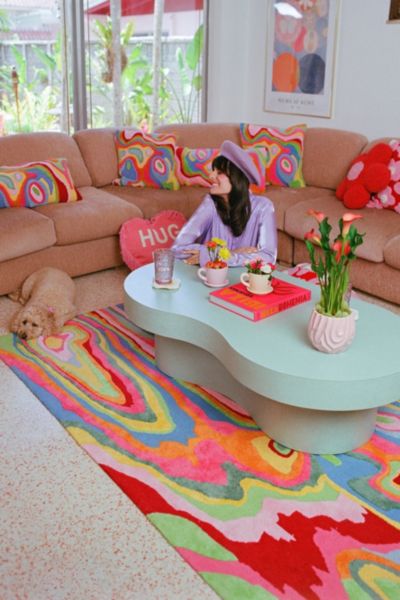 YaYa & Co. Bellows Organic Cotton Tufted Abstract Rug