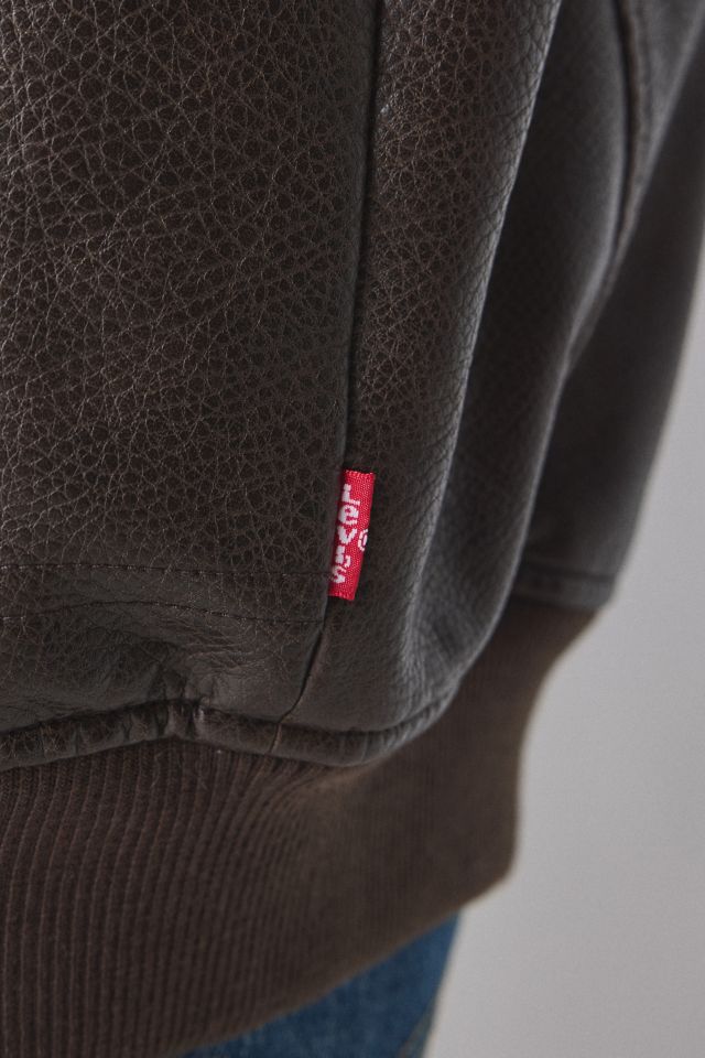Levi’s® Faux Leather Bomber Jacket #3