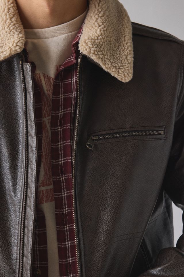 Levi’s® Faux Leather Bomber Jacket #4