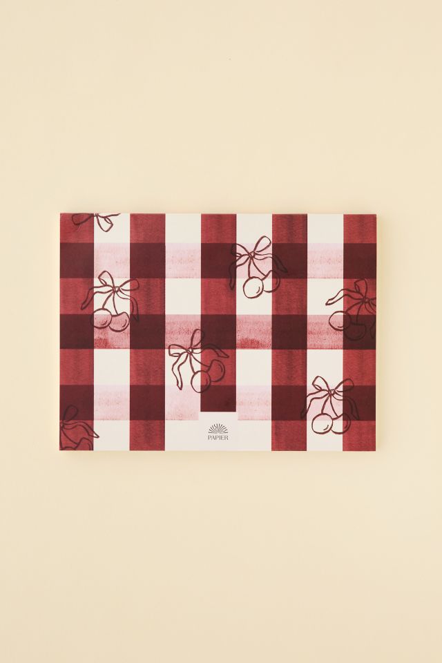 Papier Gingham Undated Productivity Monthly Desk Pad #2