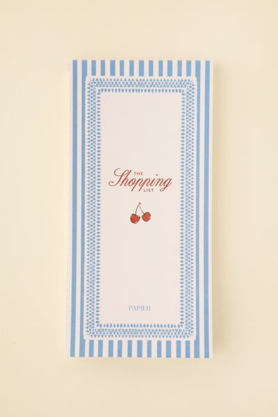 Papier The Cherry Shopping List Notepad