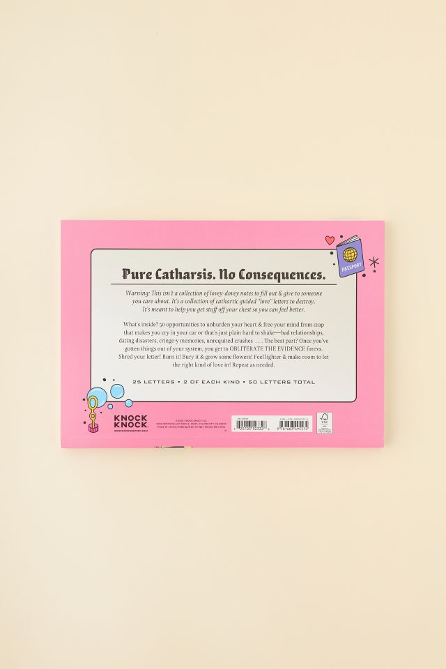 Love Letters To Destroy Fill-In Letter Journal #4