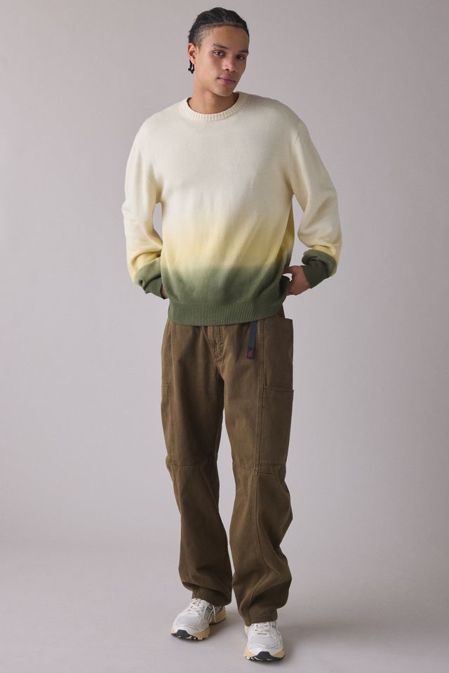 Gramicci Sunfade Dip-Dyed Crew Neck Sweater | Urban Outfitters