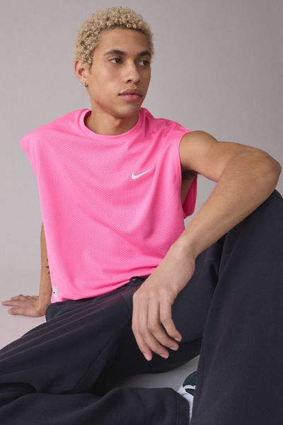 Nike Cropped Mesh Tank Top