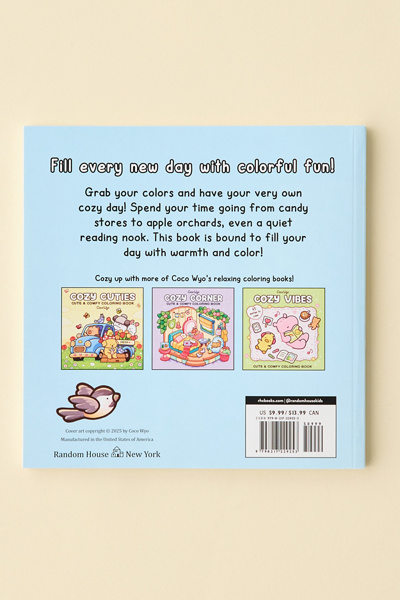 Cute & Comfy Coloring Book For Adults And Kids By Coco Wyo