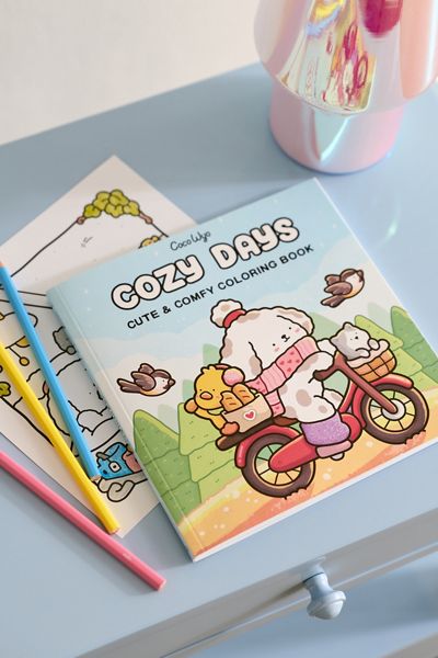 Cute & Comfy Coloring Book For Adults And Kids By Coco Wyo