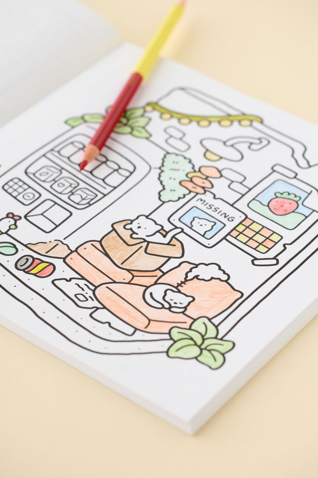 Cute & Comfy Coloring Book For Adults And Kids By Coco Wyo #3