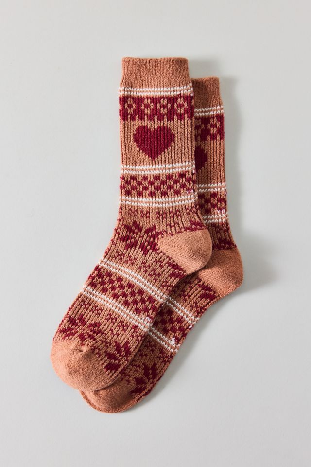 Cozy Fair Isle Knit Sock #1