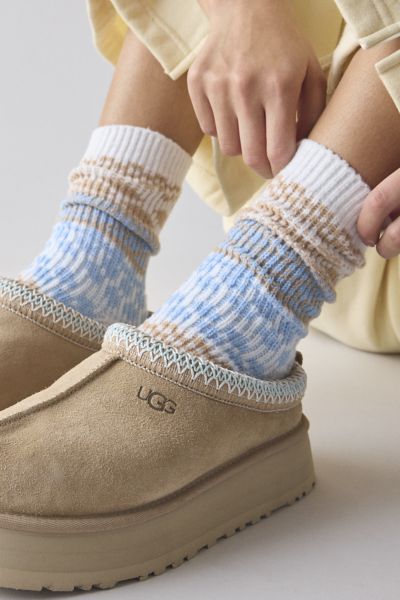 Cozy Fair Isle Knit Sock