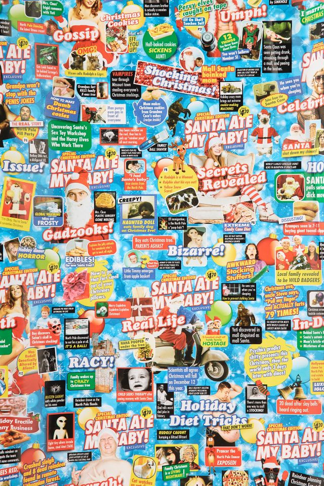 Papier d'emballage de magazine à potins de vacances #1